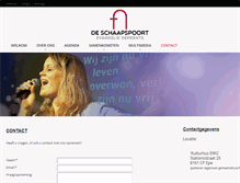 Tablet Screenshot of deschaapspoort.nl